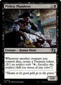MTG Pitiless Plunderer NON FOIL NM U 476 Foundations Jumpstart - Image 1
