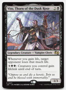 Vito, Thorn of the Dusk Rose (Anime) 71 Foundations Jumpstart NM - Image 1