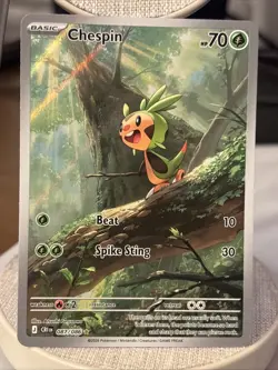 Pokemon TCG Chespin IR 087/086, Chaos Rising, NM Fast Shipping - Image 1