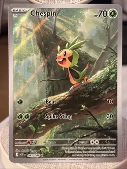 Pokemon TCG Chespin IR 087/086, Chaos Rising, NM Fast Shipping - Image 2