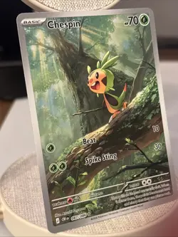 Pokemon TCG Chespin IR 087/086, Chaos Rising, NM Fast Shipping - Image 3
