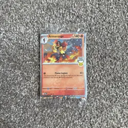 New Rare Armarouge Pokemon Best Buy Promo Card 2026 Pitch Black Collectible - Image 1