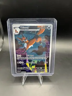 Pokemon Thievul 092/084 Pitch Black Illustration Rare IR Holo TCG Card - Image 1