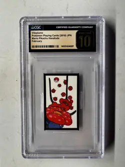 2016 POKEMON HANAFUDA VILEPLUME MARIO PIKACHU-FEBRUARY CGC PRISTINE 10 - Image 1