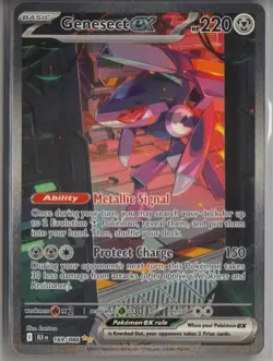 Pokemon TCG Genesect ex 169/086 Special Illustration Rare SV Black Bolt NM - Image 1