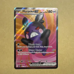 Ultra Rare Holo Full Art Morpeko Ex Pokemon Card 102/084 Pitch Black - Image 1