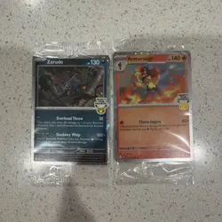 Pokemon TCG English GAMESTOP & BESTBUY PROMO Zarude / Armarouge BUNDLE - Image 1