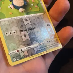 Pokemon TCG Snorlax 109/159 Reverse Holo Rare Pokemon TCG Crown Zenith - Image 5