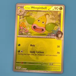 ERIKA'S WEEPINBELL (ENERGY SYMBOL PATTERN) 005/217 POKEMON REVERSE HOLO NM/M - Image 1