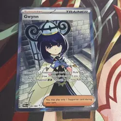 Gwynn 109/084 Pitch Black Holo Full Art Ultra Rare Pokemon Trainer - Image 1