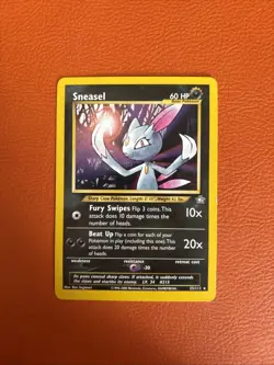 Pokemon TCG Sneasel #25 Neo Genesis Vintage Light Play - Image 1