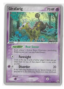 Girafarig 16/92 Legend Maker 2006 World Championships Miska Saari Pokemon TCG NM - Image 1