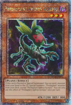 Predaplant Ophrys Scorpio - MP24-EN041 - Quarter Century Secret Rare 1st Yugioh - Image 1