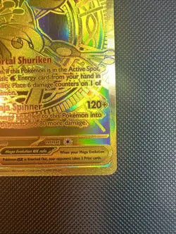 Mega Greninja ex 122/086 Me04: Chaos Rising Holo (stock# D85) - Image 5