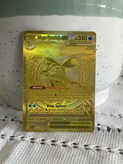 Mega Greninja ex 122/086 Mega Hyper Rare ME04: Chaos Rising Pokemon NM/MINT - Image 1