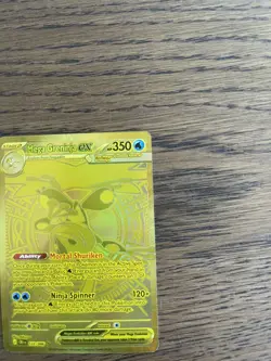 Mega Greninja ex 122/086 Mega Hyper Rare ME04: Chaos Rising Pokemon NM/MINT - Image 4