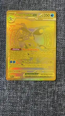 Mega Greninja ex 122/086 Mega Hyper Rare ME04: Chaos Rising Pokemon NM/MINT - Image 5