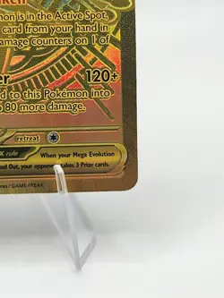 Gold Mega Greninja EX 122/086 Chaos Rising - Image 5