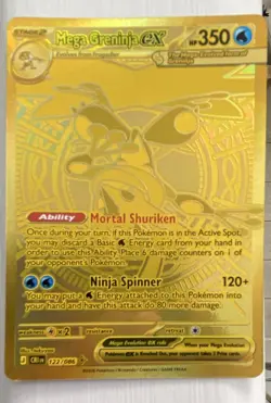 Pokemon TCG - Mega Greninja EX 122/086 - Choas Rising - Image 1