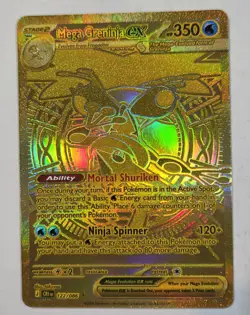 Mega Greninja ex 122/086 Me04: Chaos Rising Holo - Image 1