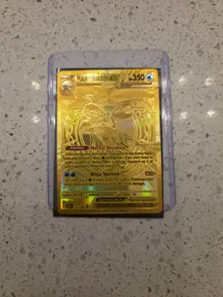Pokemon Mega Greninja Ex Gold Mega Hyper Rare Chaos Rising 122/086 - Image 1