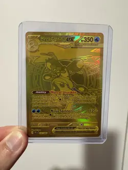 Mega Greninja EX 122/086 Chaos Rising Hyper Rare Gold Card - Image 1