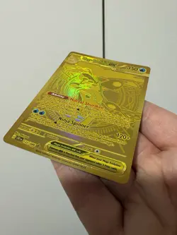 Mega Greninja EX 122/086 Chaos Rising Hyper Rare Gold Card - Image 3