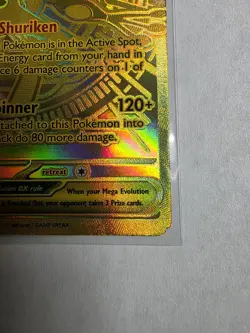 Mega Greninja ex 122/086 Me04: Chaos Rising Holo - Image 4