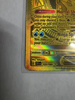 Mega Greninja ex 122/086 Me04: Chaos Rising Holo - Image 5