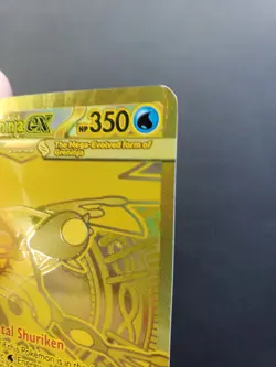 Pokemon TCG Mega Greninja ex 122/086 Me04 DAMAGE Gold Foil Mega Hyper Rare - Image 3