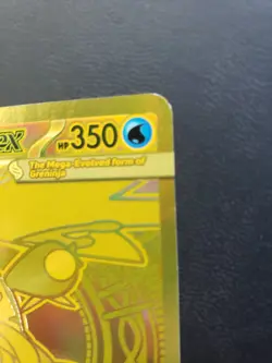 Pokemon TCG Mega Greninja ex 122/086 Me04 DAMAGE Gold Foil Mega Hyper Rare - Image 4