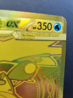 Pokemon TCG Mega Greninja ex 122/086 Me04 DAMAGE Gold Foil Mega Hyper Rare - Image 5