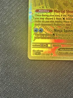 Nintendo Mega Greninja EX 122/086 CRI Secret Rare Full Art Holo HP 350 ENG - Image 2