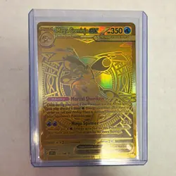 Pokemon TCG Mega Greninja EX Evolutions 122/086 Secret Rare Holo Full Art HP350 - Image 1