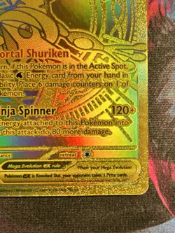 Mega Greninja ex 122/086 Me04: Chaos Rising Holo - Image 3