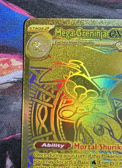Mega Greninja ex 122/086 Me04: Chaos Rising Holo - Image 5