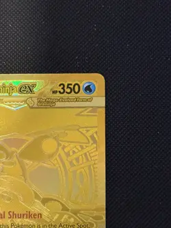 Pokemon TCG Mega Greninja ex Gold 122/086 Chaos Rising Hyper Rare Near Mint - Image 5