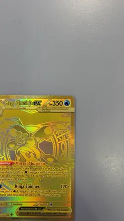 Pokemon TCG Mega Greninja EX 122/086 Chaos Rising Secret Rare Full Art Holo EN - Image 2