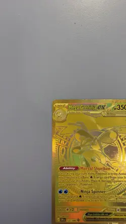 Pokemon TCG Mega Greninja EX 122/086 Chaos Rising Secret Rare Full Art Holo EN - Image 3