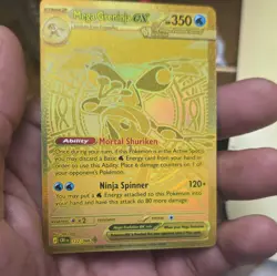 Nintendo Pokemon TCG Mega Greninja EX 122/086 CR1en Gold Full Art Holo 350HP - Image 2