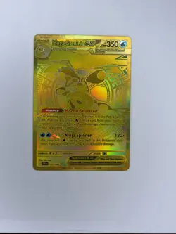 Pokemon TCG Mega Greninja EX 122/086 Evolutions Secret Rare Gold Holo Eng - Image 1