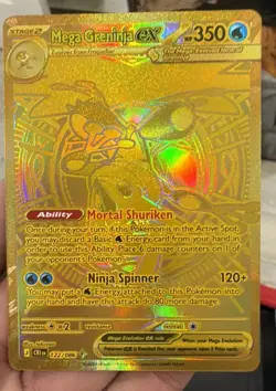 Mega Greninja ex 122/086 Me04: Chaos Rising Holo - Image 2