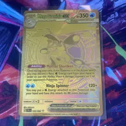 Mega Greninja ex 122/086 Me04: Chaos Rising Holo PRICED TO SELL - Image 1