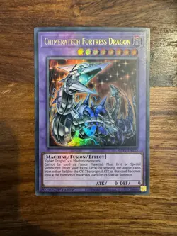 GFP2-EN123 Chimeratech Fortress Dragon Ultra Rare 1st Edition Yu-Gi-Oh Card - Image 1