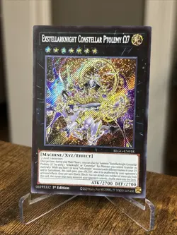 Exstellarknight Constellar Ptolemy Ω7 BLGG-EN018 Secret Rare 1st Ed Yu-Gi-Oh NM - Image 1