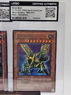 Yu-Gi-Oh! Metal Raiders 1st Ed Cocoon of Evolution MRD-011 & Great Moth (2)lot - Image 3