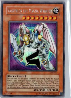 Valkyrion the Magna Warrior SDD-001 Stairway Destined Duel Yu-Gi-Oh Limited LP - Image 1