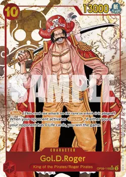 Foil - Gol.D.Roger (Alternate Art) - OP09 / NM / English One Piece TCG - Image 1