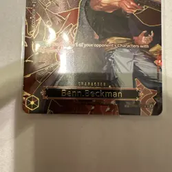 One Piece TCG Benn Beckman Alt Art OP09-009 SP OP13 English - Image 3