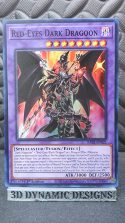 | Yugioh Red-Eyes Dark Dragoon RA02-EN021 1st Edition Super Rare NM 🔥 | - Image 1